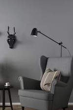 IKEA GARDSTANGA Czarne jelenia Głowa Dekoracja ścienna Rzadka Wycofana Nowa w pudełku, używany na sprzedaż  Wysyłka do Poland