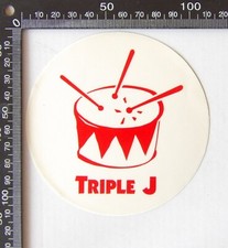 ADESIVO PROMOCIONAL VINTAGE ANOS 90 TRIPLO J ABC RÁDIO ESTAÇÃO AUSTRALIA JJ PUBLICIDADE comprar usado  Enviando para Brazil