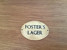 Fosters lager brass for sale  ROMFORD