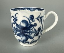 Worcester c1760 coffee for sale  HAILSHAM