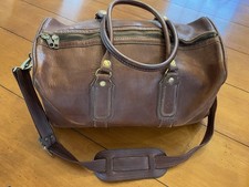Leather duffle vintage for sale  Bentonville