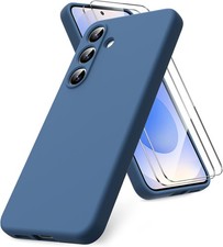 Pour Samsung Galaxy S25 Plus/S24 Plus - Coque Etui Housse Bleu + 2 Verres trempé na sprzedaż  Wysyłka do Poland