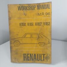 Renault 1969 workshop for sale  SOUTHAMPTON