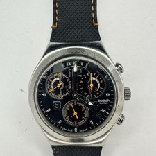 Relógio masculino Swatch YCS514 "Fine Steel" Irony chrono - funcionando comprar usado Relógio masculino Swatch YCS514 "Fine Steel" Irony chrono - funcionando comprar usado  Enviando para Brazil