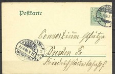 1908 ganzsachenpostk 5 gebraucht kaufen  Leipzig