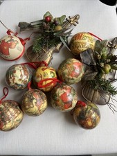 Vintage christmas decorations for sale  MILTON KEYNES