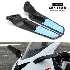 Usado, Espelhos retrovisores aerodinâmicos formato de asa de motocicleta para Honda CBR 650R 2019-2024 comprar usado  Enviando para Brazil