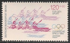 Caiaque feminino Alemanha Berlim #9NB215 MUITO BOM ESTADO, SEM MARCA DE CHARNEIRA - 1984 120pf + 60pf comprar usado  Enviando para Brazil