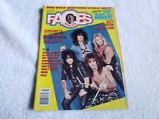 Faces Rocks Magazine March 88',  Metal edge, circus, blast, metal shop, rip, usado segunda mano  Embacar hacia Argentina