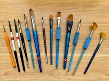 Lot pinceaux aquarelle d'occasion  Paris-