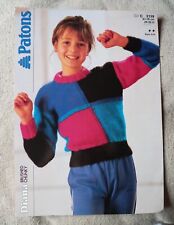 Knitting pattern childs for sale  CHESTERFIELD