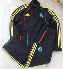 Terno de atletismo Olympique Marseille Adidas preto tamanho S conjunto de top de pista rasta formação comprar usado  Enviando para Brazil