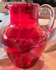Vintage antique cranberry for sale  Roan Mountain