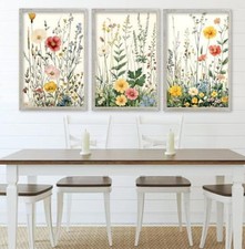 Watercolor wildflower wall for sale  Dallas