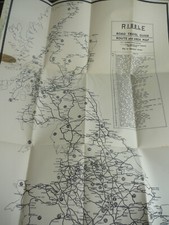 Usado, Ribble Travel Guide Route and Area Map 1950 - Express Service Routes comprar usado  Enviando para Brazil