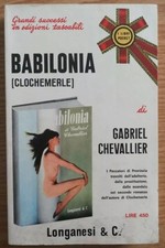 Babilonia gabriel chevallier usato  Italia