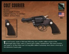 Colt Courier Revolver Atlas Classic Firearms Card comprar usado  Enviando para Brazil