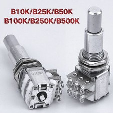 Baixo de guitarra Alpha empilhado duplo potenciômetro concêntrico (POT) retenção central comprar usado  Enviando para Brazil