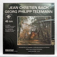 LIBOR NOVACEK ⸺  JC BACH & TELEMANN viola concertos ⸺  SARASTRO LP STILL SEALED comprar usado  Enviando para Brazil