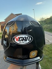 Vcan helmet black for sale  HULL