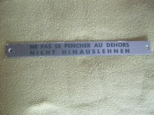 Sncf plaque alu d'occasion  Saint-Georges-de-Didonne