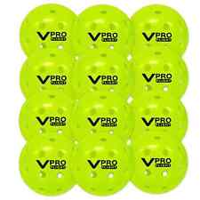 12 bolas de pickleball Vulcan VPRO Flight Outdoor oficiales PPA MLP amarillo neón 12 segunda mano  Embacar hacia Argentina