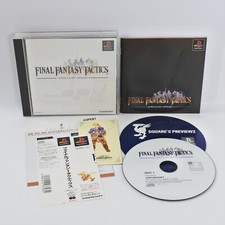 FINAL FANTASY TACTICS FF + Card Spine * PS1 Playstation para JP System 9300 p1 comprar usado  Enviando para Brazil