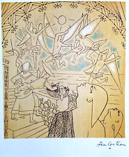 Jean Cocteau Lithographie 1965 Original Numéroté Signé Agréé Unique comprar usado  Enviando para Brazil