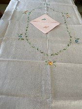 Tovaglia vintage lino usato  Gallarate