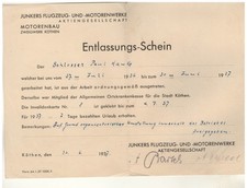 Dokument junkers flugzeug gebraucht kaufen  Neugersdorf