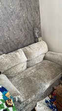 Crushed velvet sofa for sale  LIVERPOOL