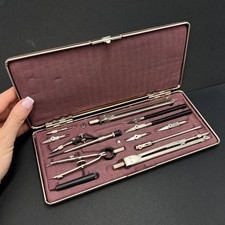 1980 Vintage URSS Conjunto de Desenho Ferramentas de Engenharia Kit de Bússola Conjunto Completo Na Caixa comprar usado  Enviando para Brazil