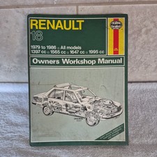 Haynes manual renault for sale  BRACKLEY