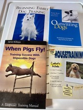 Usado, Lot of 4 behavior Training Books, Beginning, Housetraining, Impossible Dogs, Out comprar usado  Enviando para Brazil