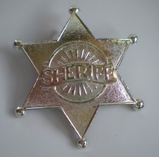 Vintage metal sheriff for sale  FELIXSTOWE