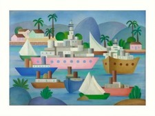 Estampa Tarsila do Amaral Porto I sem moldura comprar usado  Enviando para Brazil