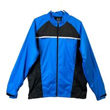 Jaqueta de golfe Adidas Climaproof corta-vento azul e preta em excelente estado usado masculina G comprar usado  Enviando para Brazil