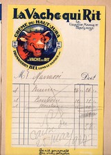 Advertising old invoice d'occasion  Expédié en Belgium