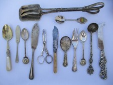 Lote de utensilios, algunos de ellos plateados segunda mano  Embacar hacia Mexico