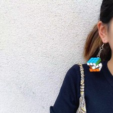 Boucles oreilles rubik d'occasion  Rochechouart