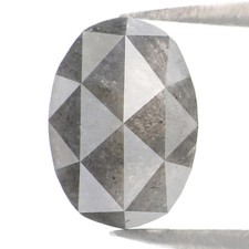 Diamante natural suelto forma ovalada de 1,60 quilates 8,90 mm sal y pimienta diamante QL2123 segunda mano  Embacar hacia Mexico