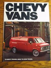 1977 Chevrolet Chevy Van Brochura Nomad Caravan Sportvan Cube 110 125 G10 G20 comprar usado  Enviando para Brazil