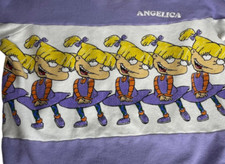 Suéter feminino Nickelodeon Rugrats pequeno vintage Angelica década de 1990’s comprar usado  Enviando para Brazil