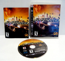 Need For Speed Undercover (Play Station 3, 2008) PS3 CIB Completo com Manual comprar usado  Enviando para Brazil