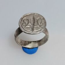 Espada anel templário de prata medieval europeia antiga por volta de 1º a 3º.  AD comprar usado  Enviando para Brazil