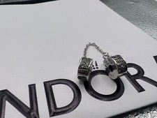 Pandora silver pavé for sale  MANSFIELD