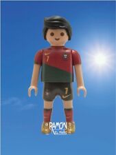 Custom Playmobil Cristiano Ronaldo seleccion portugal 2022 delantero bota balón comprar usado  Enviando para Brazil