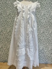 Antique christening gown for sale  CREWKERNE