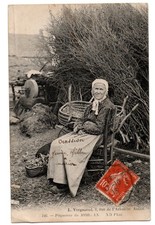 Cpa paysanne morvan d'occasion  Marseille VIII