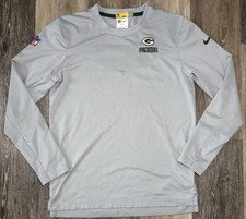 Camisa masculina manga longa Green Bay Packers Nike Team Issued (Matt LaFLEUR) pequena comprar usado  Enviando para Brazil